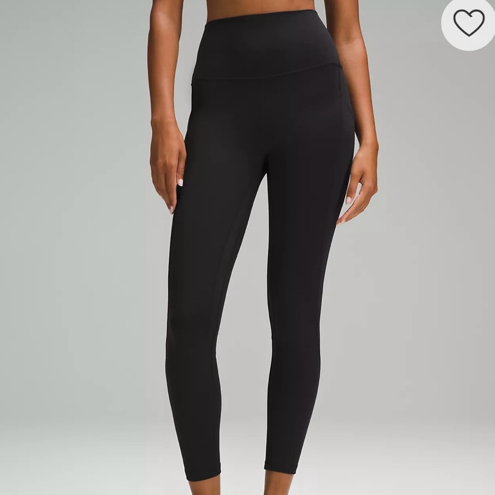 Lululemon align 25’ with pockets. I gained weight and need to size up.
